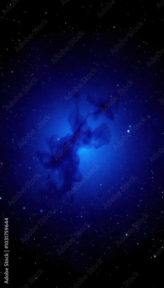 arafed image of a blue nebula with a black background arafed image of a blue nebula with a black background
