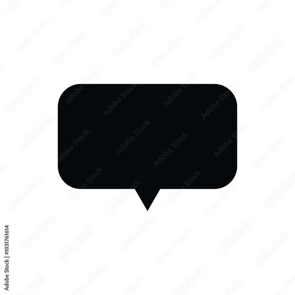 Empty comic black speech bubble template isolated on white background. Vector design. Empty comic black speech bubble template isolated on white background. Vector design.