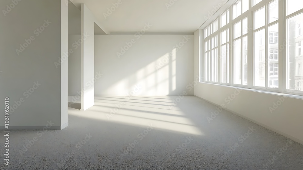 Fototapeta premium Elegant and Cozy Modern Bedroom Interior Design with Stylish Decor, mockup, poster and Background