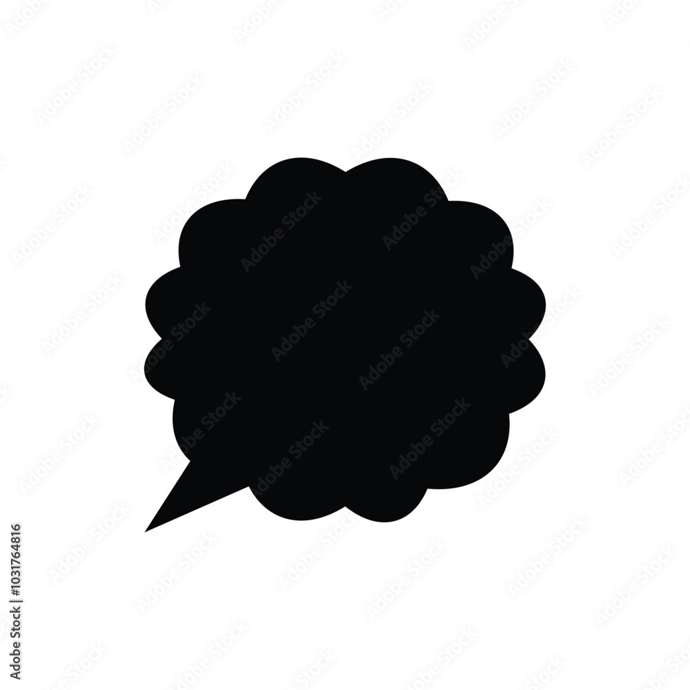 Cloud speech bubble. Talk bubble. Vector design Cloud speech bubble. Talk bubble. Vector design
