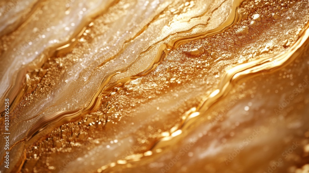 Golden Abstract Texture Golden Abstract Texture