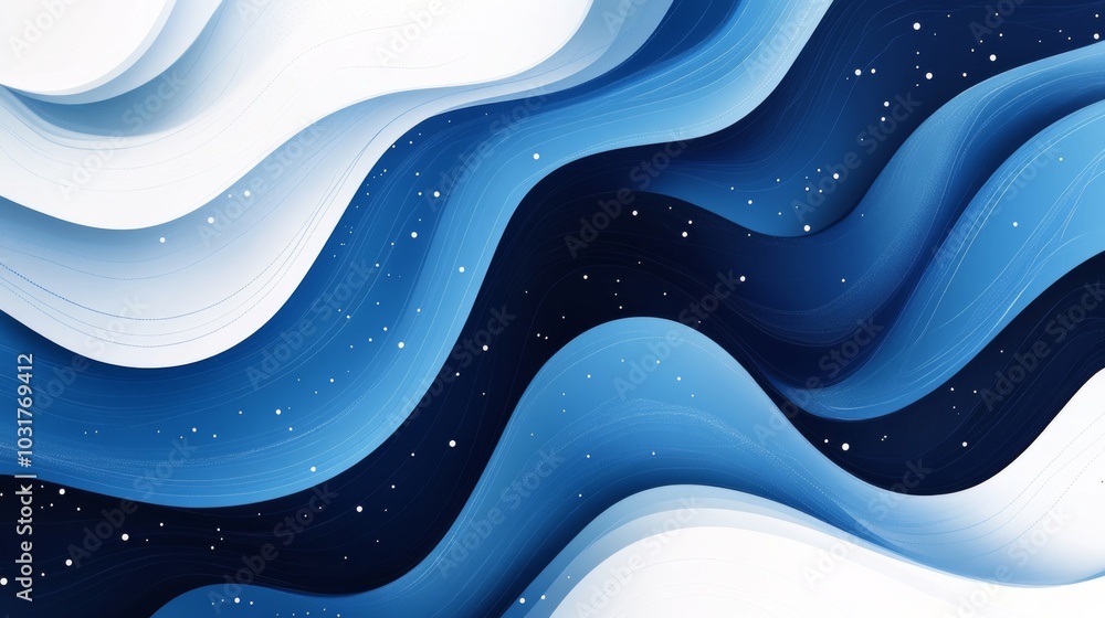 Abstract Blue Waves Abstract Blue Waves