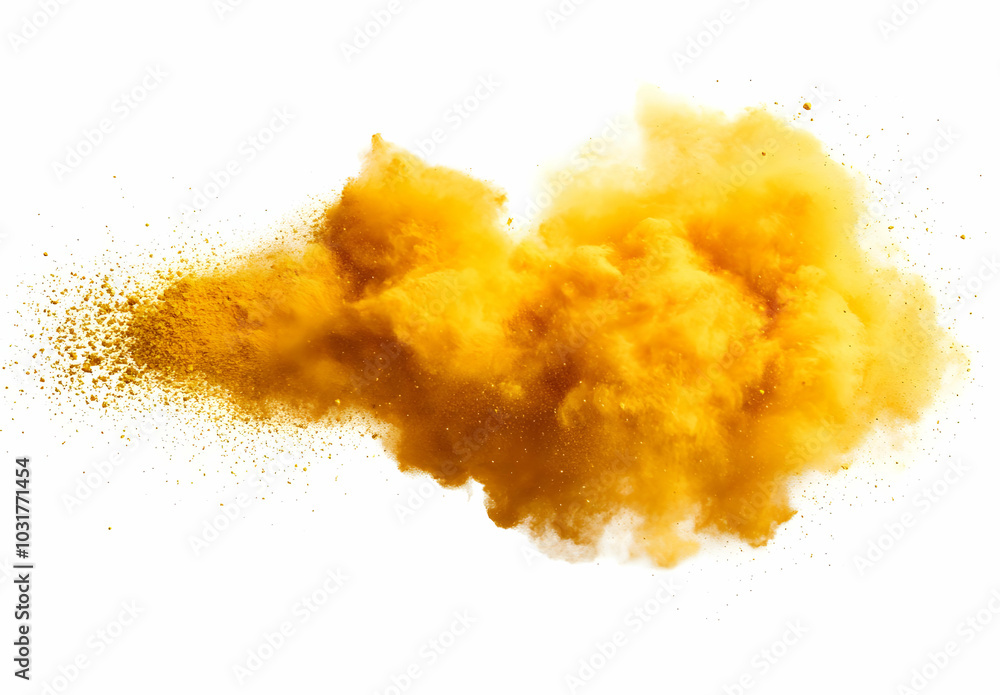 Golden Powder Explosion. Golden Powder Explosion.