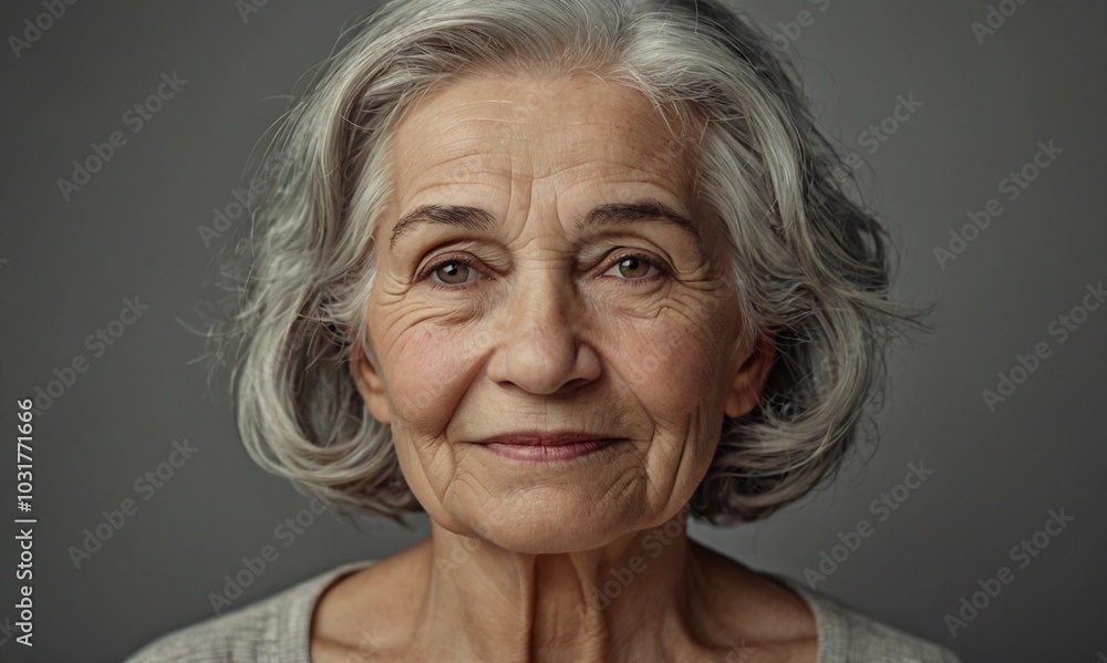 Aging Gracefully: Portrait of Wisdom and Experience Aging Gracefully: Portrait of Wisdom and Experience