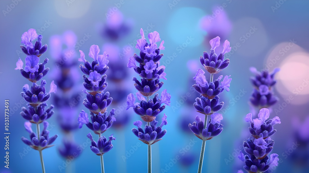 Obraz premium Lavender Flowers in Soft Focus.