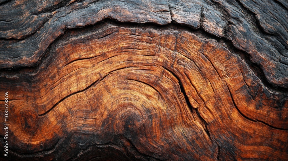 Naklejka premium Beautiful Wood Texture Close-Up