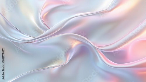 Soft Iridescent Fabric Texture Background