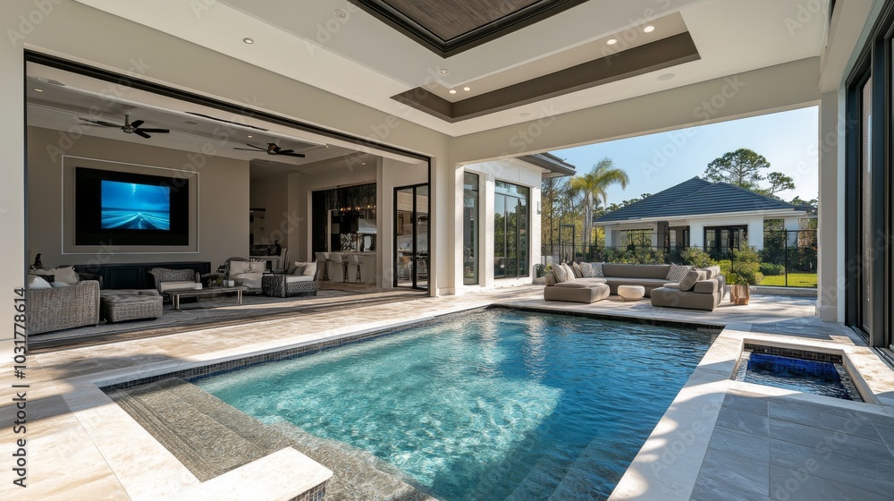 Luxury Indoor Pool Oasis Luxury Indoor Pool Oasis