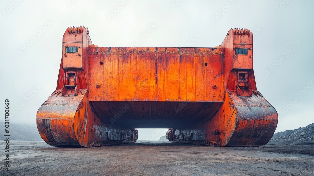 Massive Industrial Excavator Bucket Massive Industrial Excavator Bucket