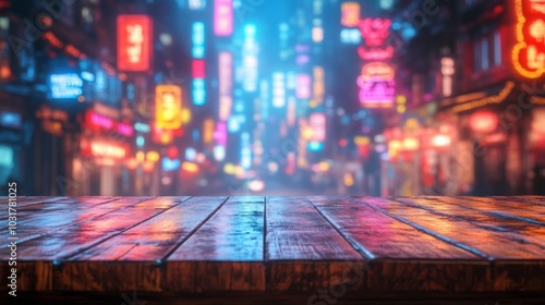 Wallpaper Mural Neon City Nights Torontodigital.ca