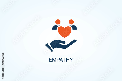 Empathy Vector  Or Logo Sign Symbol Illustration