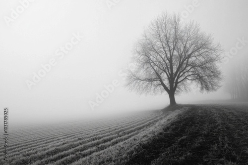 Fog Background in Nature