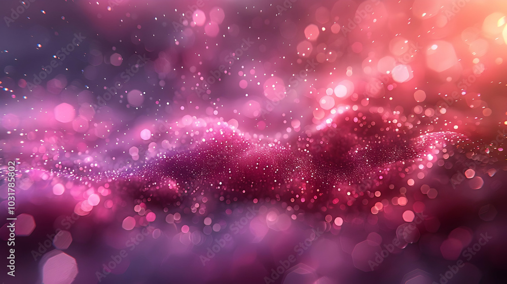 Abstract Background with Pink and White Lights Abstract Background with Pink and White Lights