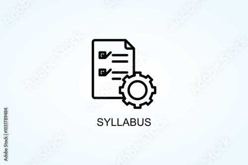 Syllabus Vector  Or Logo Sign Symbol Illustration