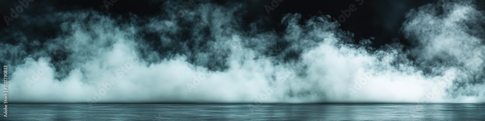 Abstract Background of an Empty Dark Room with Moody Atmosphere, Featuring Concrete Flooring, Smoke, and Fog, Providing Ample Copy Space for Wide Format Product Demonstration, Enhanced by AI Wallpaper Abstract Background of an Empty Dark Room with Moody Atmosphere, Featuring Concrete Flooring, Smoke, and Fog, Providing Ample Copy Space for Wide Format Product Demonstration, Enhanced by AI Wallpaper