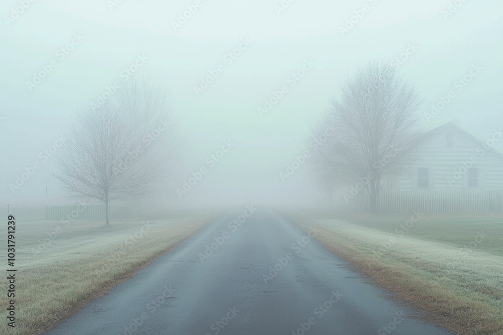 Fototapeta premium Fog Background in Nature