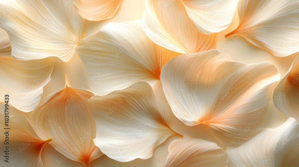 Delicate White Petals. Delicate White Petals.