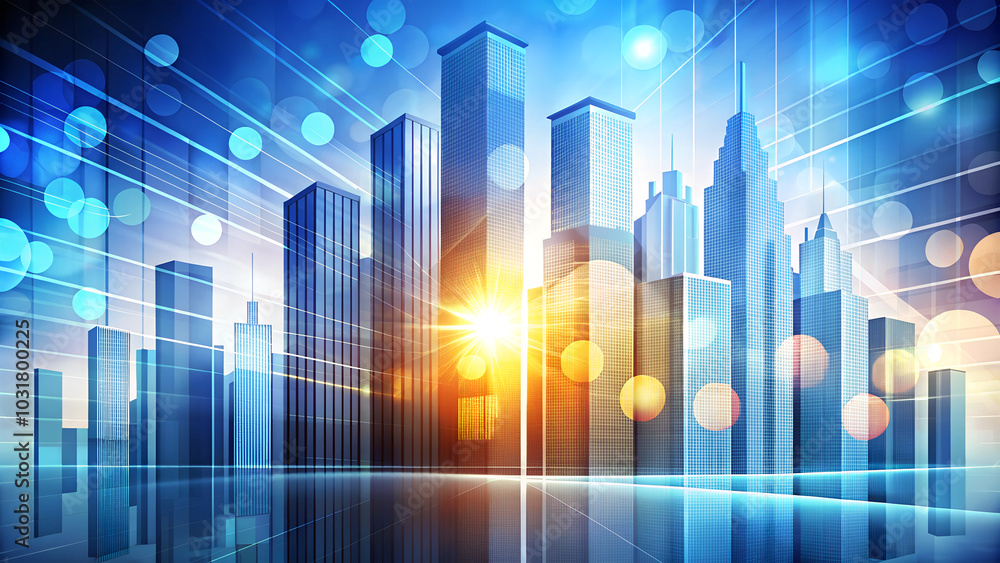 Business background in blue tones. Business background in blue tones.