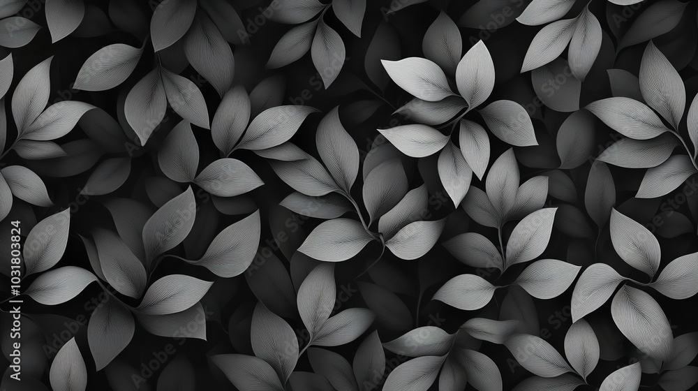 Black and white seamless pattern with flowers. Ink Drawing Black and white seamless pattern with flowers. Ink Drawing