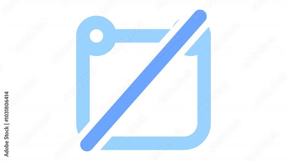 Cancel Calendar animation for social media, presentations, videos, websites, etc. No background, Alpha channel Cancel Calendar animation for social media, presentations, videos, websites, etc. No background, Alpha channel