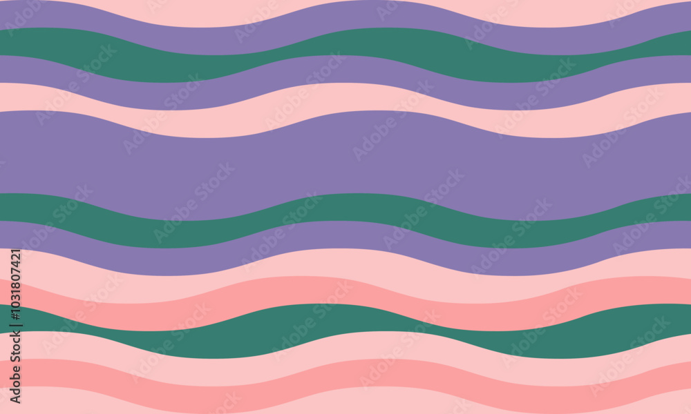 Abstract background with wavy stripes in vibrant colors, creating a rippled, liquid effect. Smooth curves and textured lines add elegance, vitality, and creativity. Ideal for wallpaper or textile. Abstract background with wavy stripes in vibrant colors, creating a rippled, liquid effect. Smooth curves and textured lines add elegance, vitality, and creativity. Ideal for wallpaper or textile.