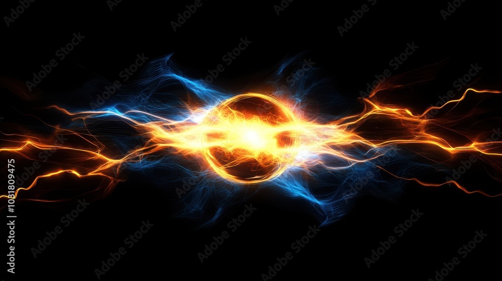 Glowing Electric Energy in Charged Field Glowing Electric Energy in Charged Field