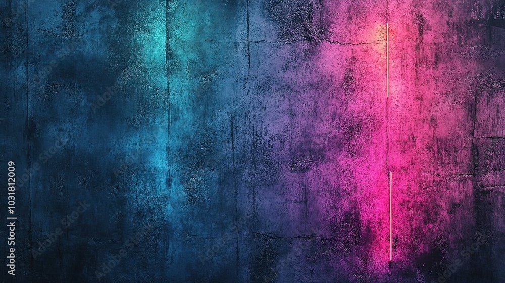 Fototapeta premium Colorful Neon Abstract Wall Texture Background
