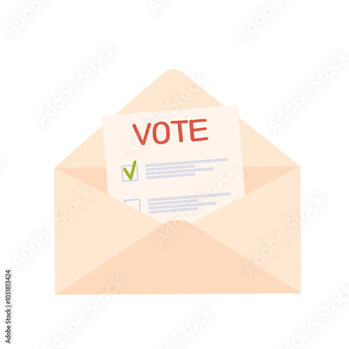 Mail voting. Vote 2024. Election campaign