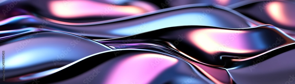 Abstract wave pattern with vibrant colors and glossy finish, ideal for backgrounds or design projects. Abstract wave pattern with vibrant colors and glossy finish, ideal for backgrounds or design projects.