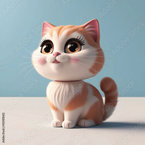 3D Cartoon Cat