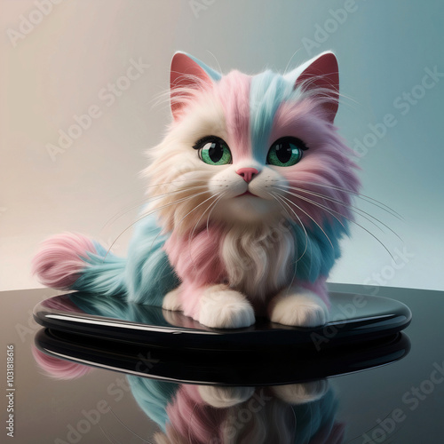 3D Cartoon Cat