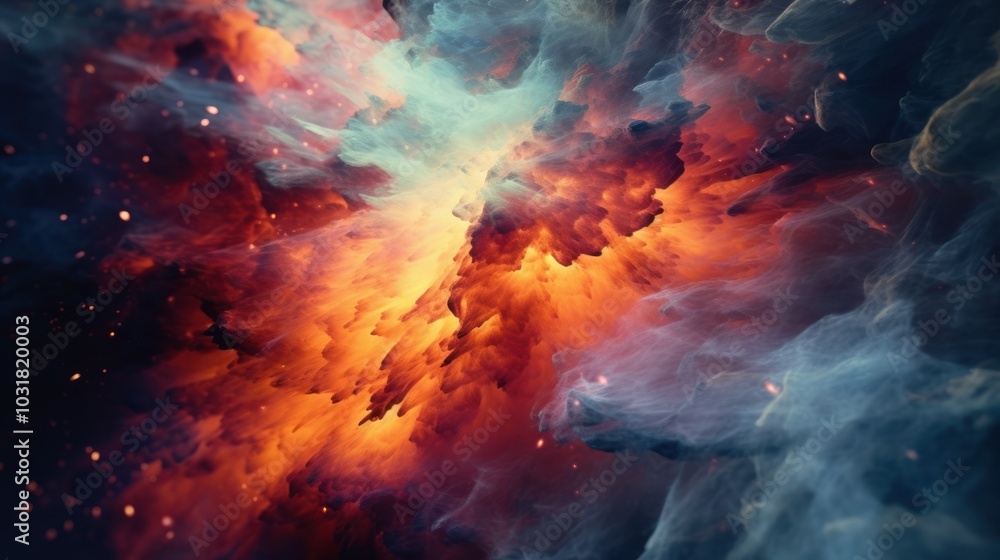 Abstract Explosion of Color Abstract Explosion of Color