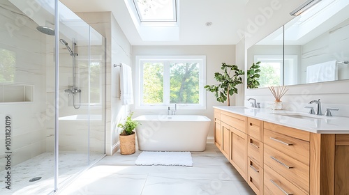 Wallpaper Mural Elegant and Cozy Modern Bedroom Interior Design with Stylish Decor, mockup, poster and Background Torontodigital.ca