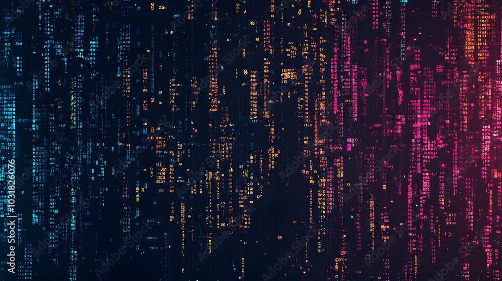 Abstract code snippets scattered in vibrant colors, illuminated by soft light, on a solid background, showcasing creativity and chaos. Abstract code snippets scattered in vibrant colors, illuminated by soft light, on a solid background, showcasing creativity and chaos.