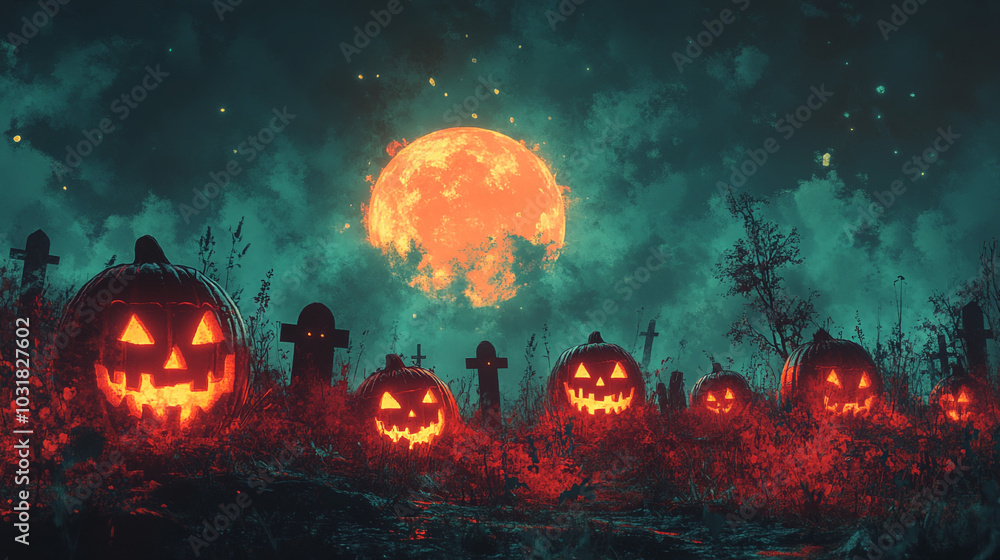 Scary and beautiful Halloween background Scary and beautiful Halloween background