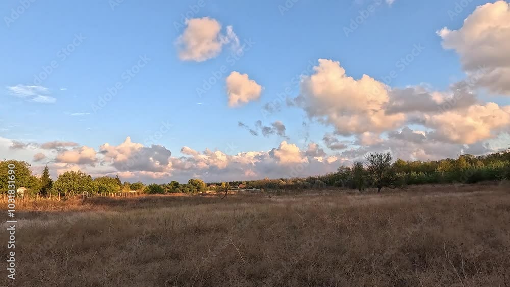 beautiful volumetric clouds in the sky. sunset clouds. natural landscape with beautiful sky. beautiful volumetric clouds in the sky. sunset clouds. natural landscape with beautiful sky.