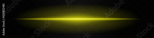 Golden light beam. A sharp horizontal purple beam with a bright center, fading into darkness on both sides. Ideal for sci-fi designs, light transitions, or futuristic effects.