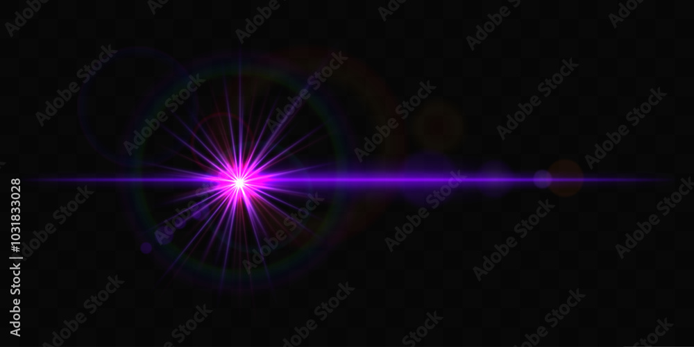 Bright blue glowing light burst with rainbow lens flare on a black background, creating a dynamic and futuristic effect. Lens flare, star light effect, reflection Bright blue glowing light burst with rainbow lens flare on a black background, creating a dynamic and futuristic effect. Lens flare, star light effect, reflection