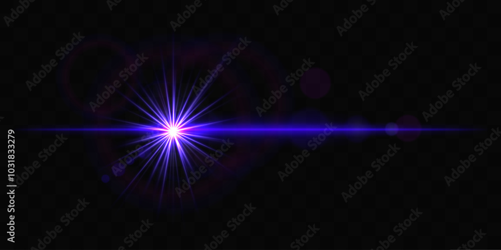 Bright blue glowing light burst with rainbow lens flare on a black background, creating a dynamic and futuristic effect. Lens flare, star light effect, reflection Bright blue glowing light burst with rainbow lens flare on a black background, creating a dynamic and futuristic effect. Lens flare, star light effect, reflection