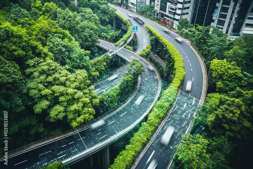 Futuristic Road Infrastructure with Flowing Data Streams for Safer and Sustainable Traffic Management