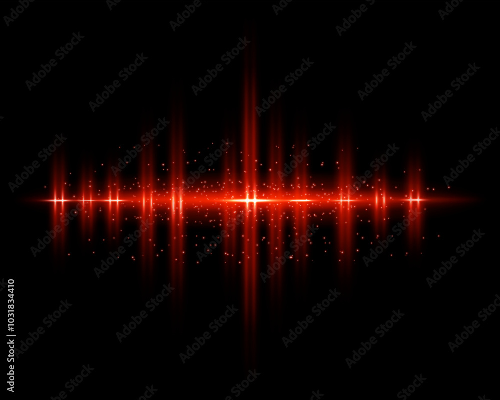 Radiant red glowing light with sparkling particles and beams. Glittering particles of fairy dust. Magic concept. Highlight reflection. Abstract festive Christmas background. Space background. Radiant red glowing light with sparkling particles and beams. Glittering particles of fairy dust. Magic concept. Highlight reflection. Abstract festive Christmas background. Space background.