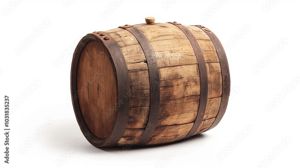Immaculate Barrel: White Isolated Delight in Aspect Ratio Immaculate Barrel: White Isolated Delight in Aspect Ratio