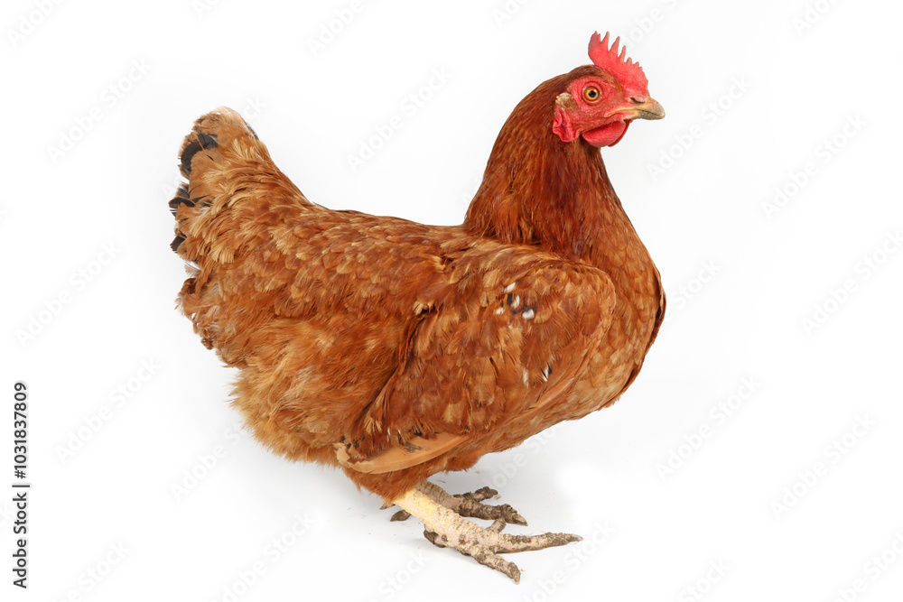 Fototapeta premium chicken isolated on white background