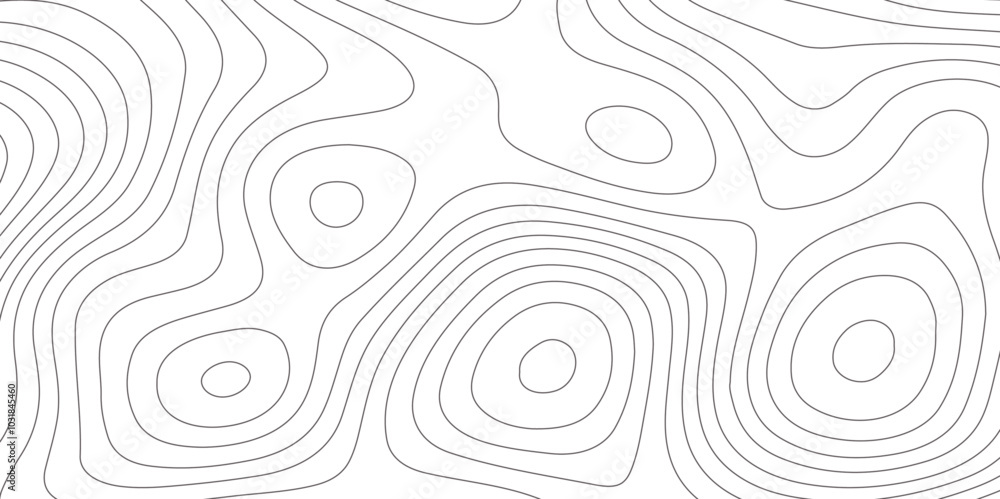 Abstract design with seamless pattern with lines topographic map. geographic mountain relief. the white on black contours topography stylized height of the lines. geographic contour map paper texture. Abstract design with seamless pattern with lines topographic map. geographic mountain relief. the white on black contours topography stylized height of the lines. geographic contour map paper texture.
