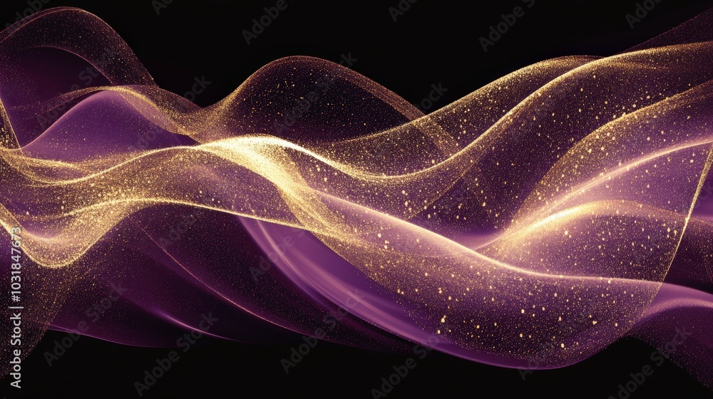 Fototapeta premium Mesmerizing Ethereal Waves of Light and Motion