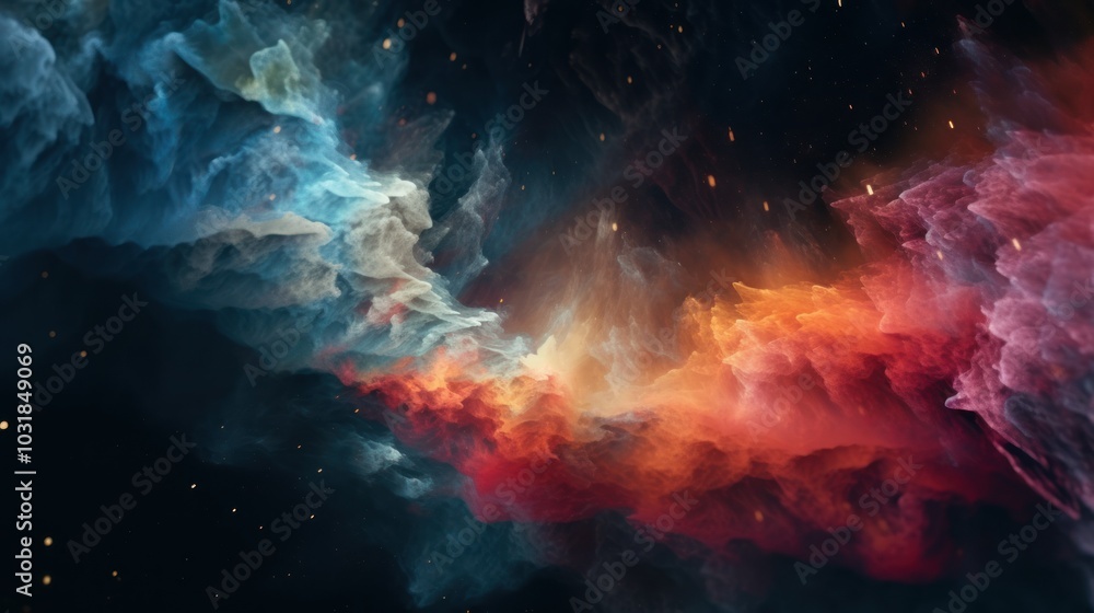 Fototapeta premium Abstract Cosmic Nebula