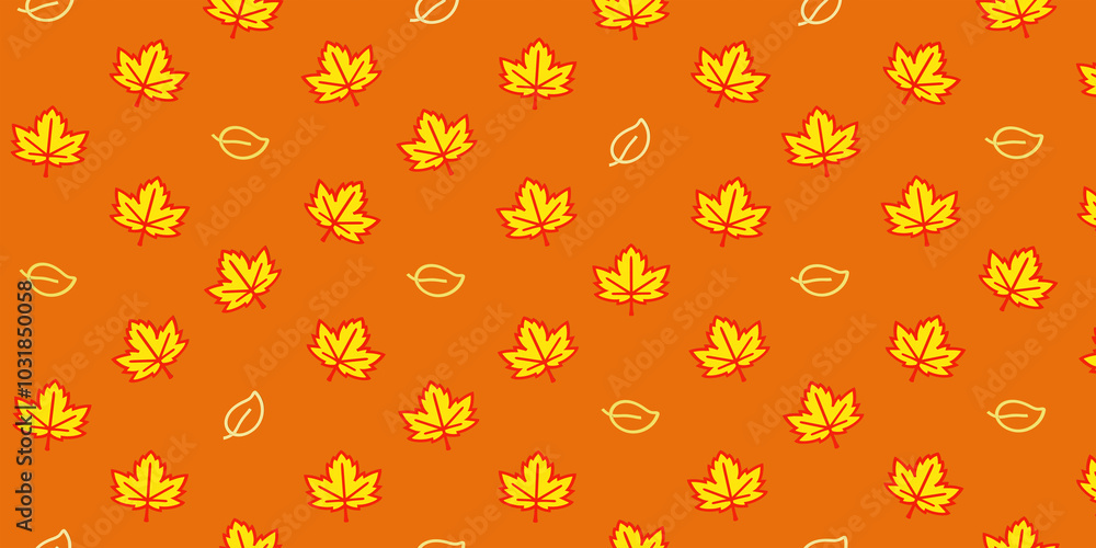 Pattern with autumn leaves. 3d render. Pattern with autumn leaves. 3d render.