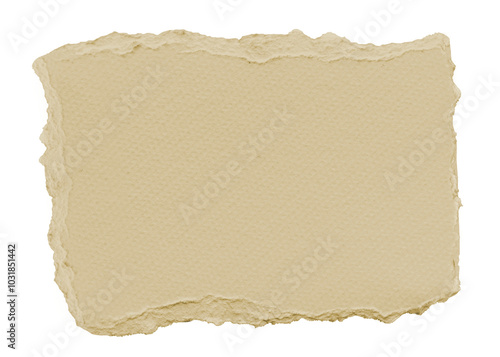 Cardboard torn paper png cut out rectangular strip collage element on transparent background