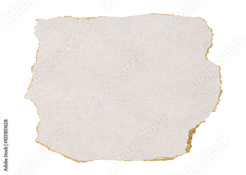 Ripped paper png cut out collage element on transparent background