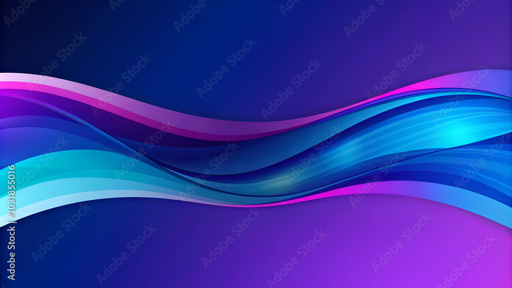An abstract banner featuring liquid wavy shapes in blue and purple. An abstract banner featuring liquid wavy shapes in blue and purple.